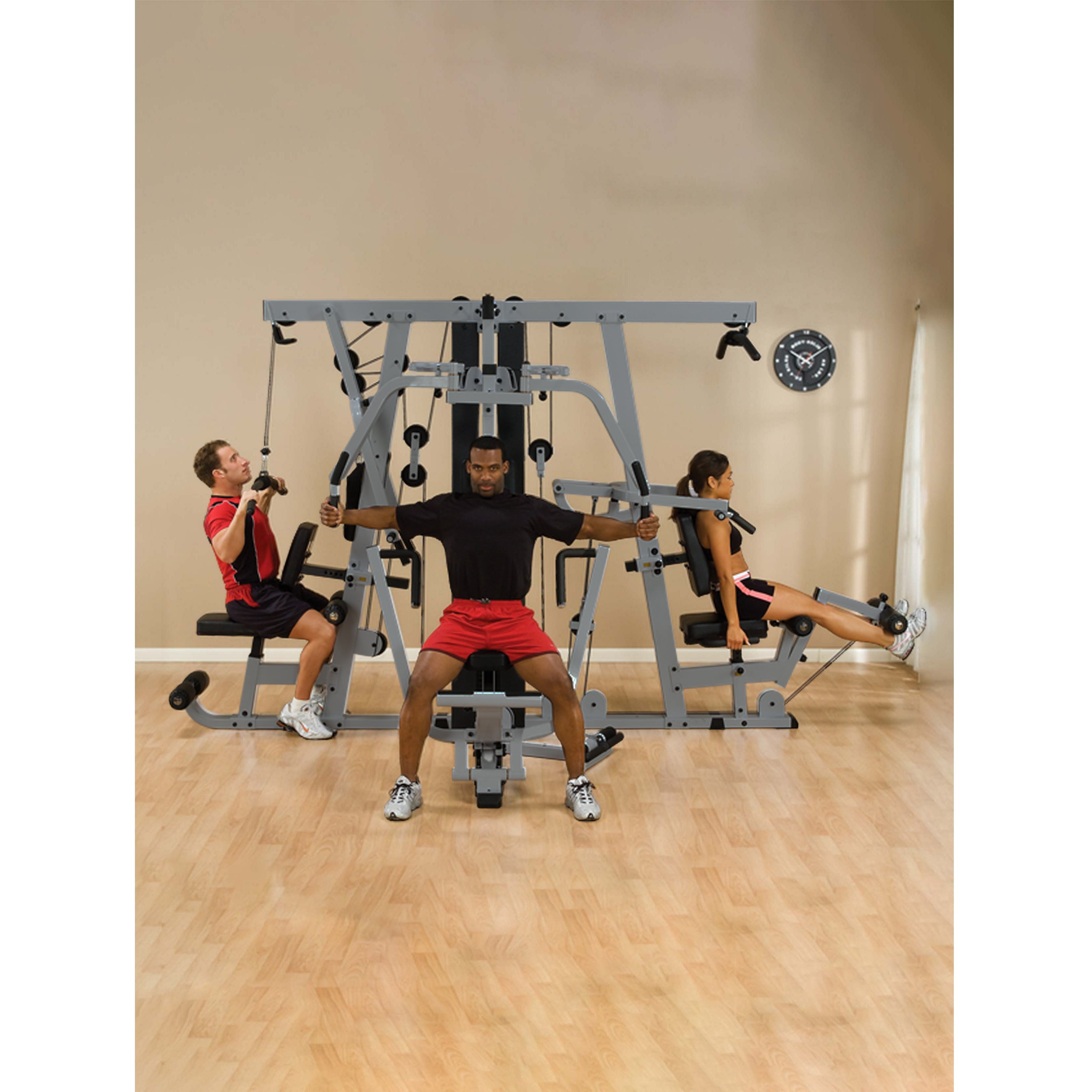 Body Solid EXM4000S Multi-Stack Gym With LP40S Leg Press
