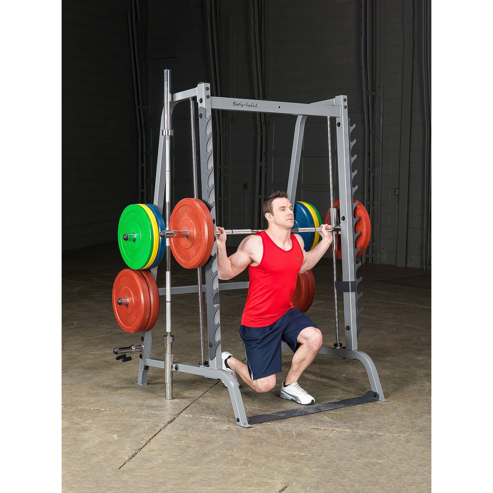 Body Solid Series 7 Smith Machine with Lat & Pec Attachment