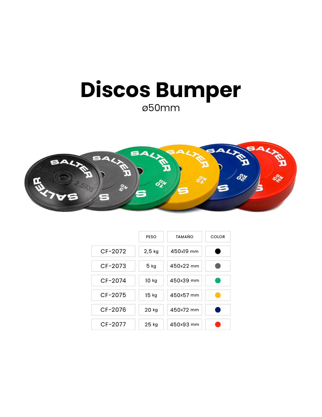 CF-2076 BUMPER PLATE 20 KG