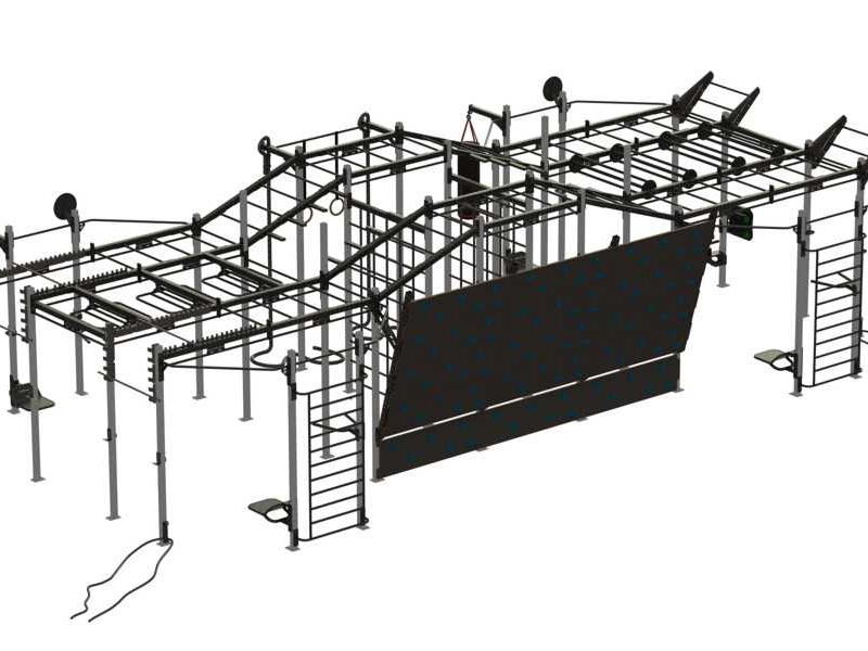 Obstacle and ninja training multi rig