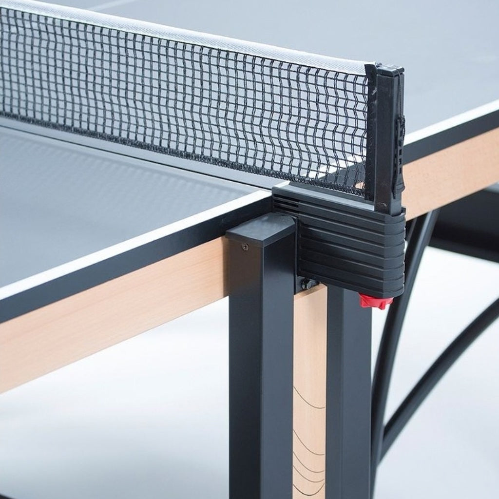 Cornilleau 850 Wood ITTF Competition Table Tennis Table | Professional 25mm Surface & Retractable Net - Grey — view 4