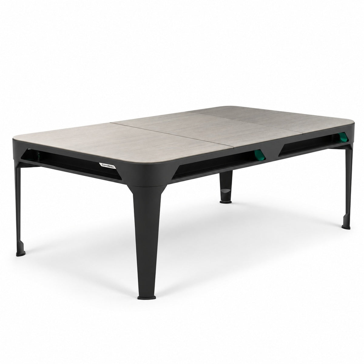 Cornilleau Hyphen 3-Piece Billiard Table Dinner Top | Wood Dark Frame — view 2