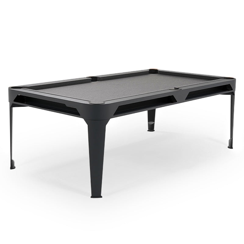 Cornilleau Hyphen Billiard Table - Black Grey Frame & Light Heathered Grey Cloth | 7 FT
