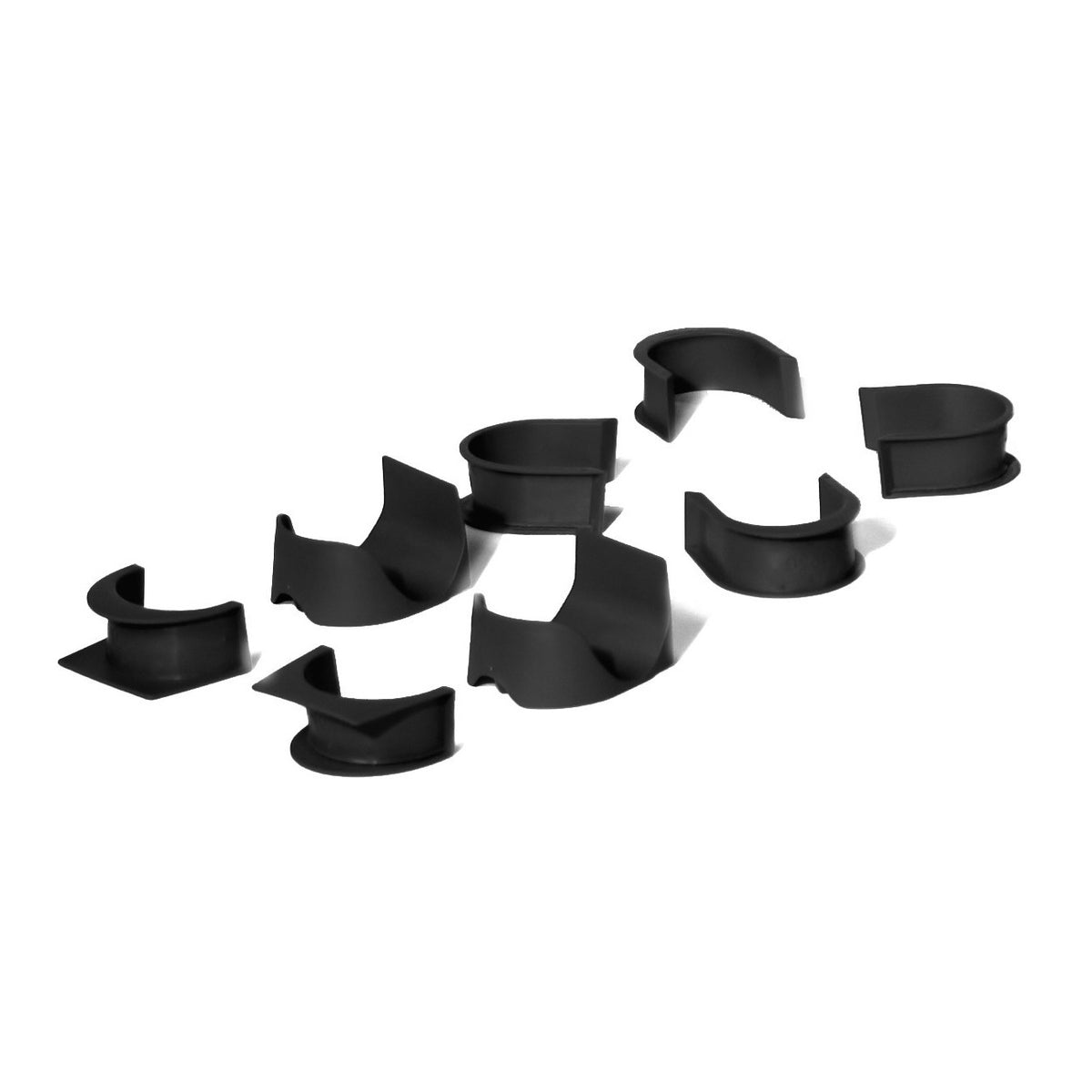 Cornilleau Hyphen Billiard Table Pockets – Set of 12 | Black Grey