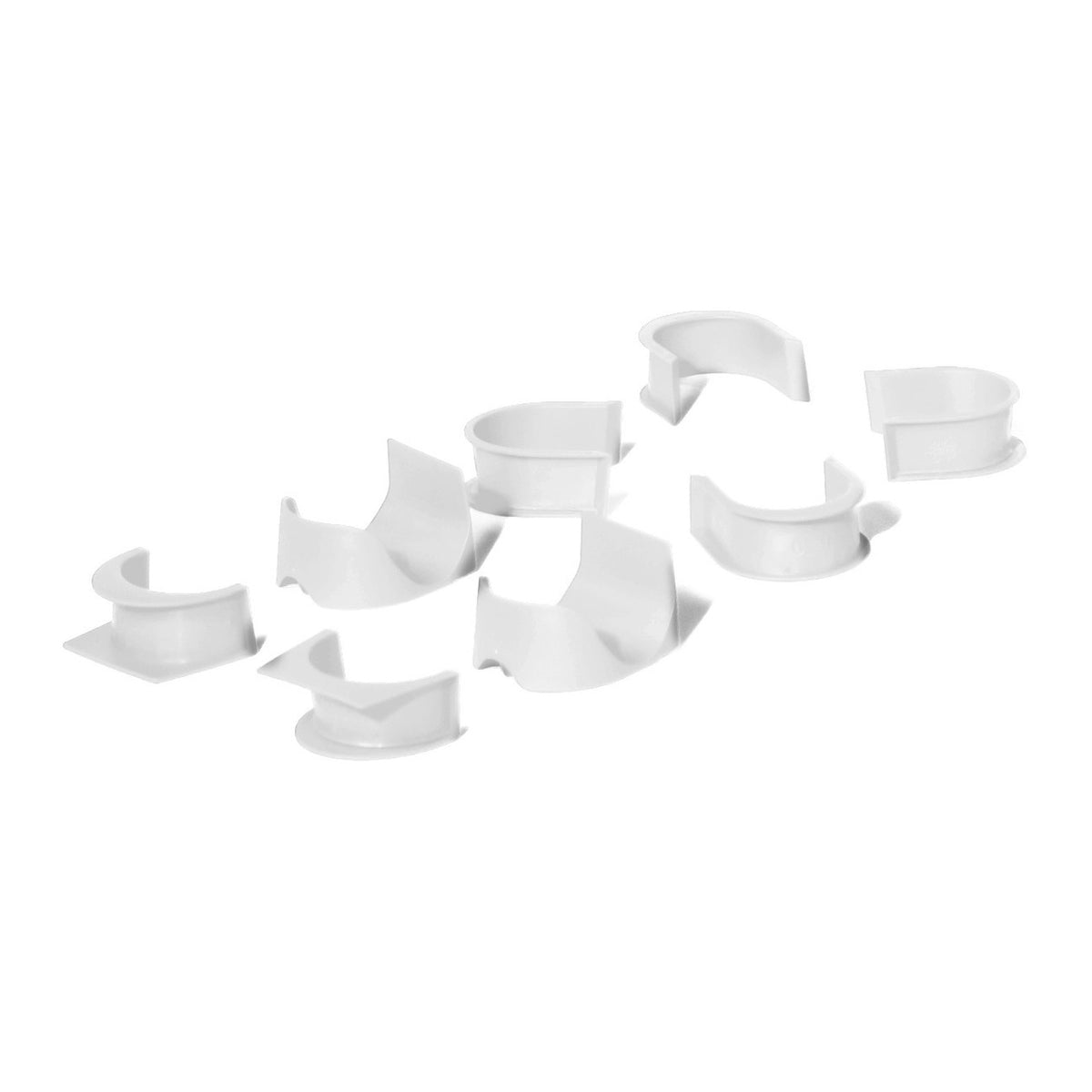 Cornilleau Hyphen Billiard Table Pockets – Set of 12 | Polar White