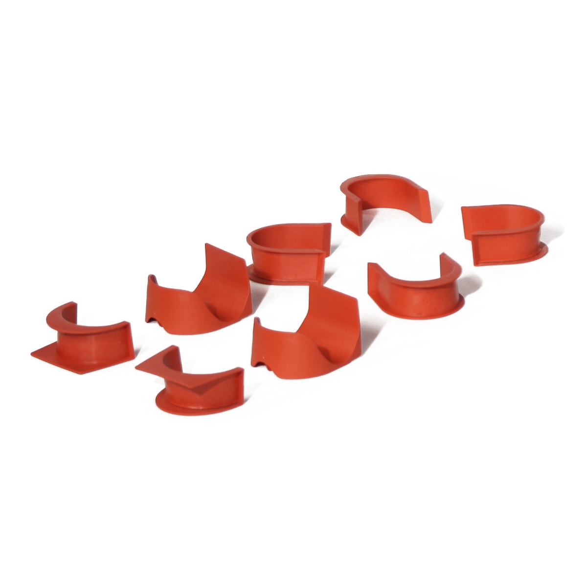 Cornilleau Hyphen Billiard Table Pockets – Set of 12 | Terracotta