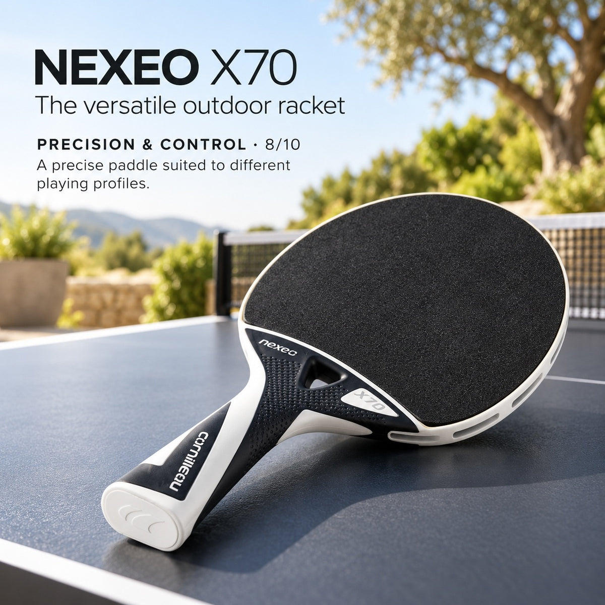 Cornilleau Nexeo X70 Outdoor Table Tennis Racket — view 2