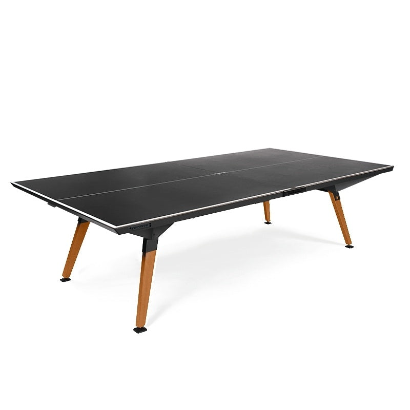 Cornilleau Origin Outdoor Convertible Ping Pong Table | Black Panel with white lines — view 2