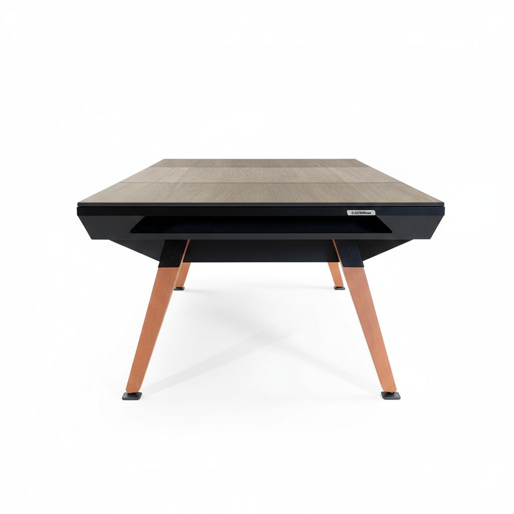 Cornilleau Origin Outdoor Wood Effect Dining Conversion Tabletop - Black — view 2