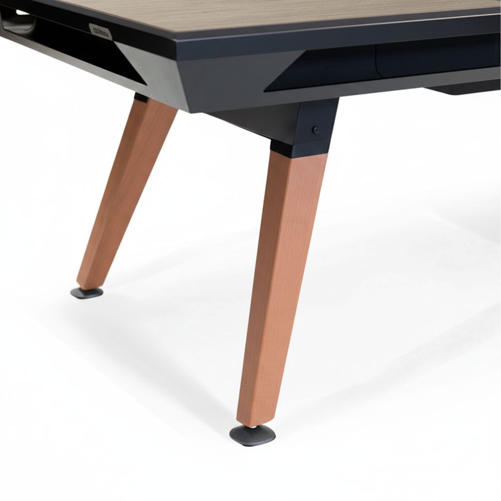 Cornilleau Origin Outdoor Wood Effect Dining Conversion Tabletop - Black — view 3