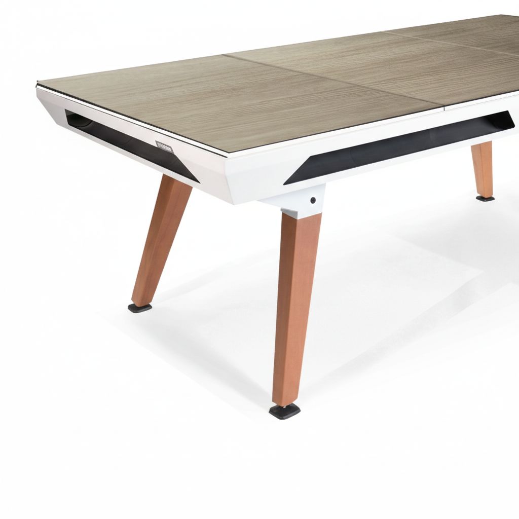 Cornilleau Origin Outdoor Wood Effect Dining Conversion Tabletop - White — view 4