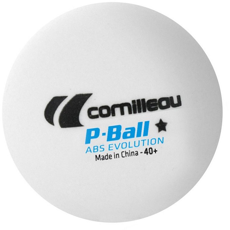 Cornilleau P-Ball ABS Evolution 1* White | 6 Plastic Balls — view 2
