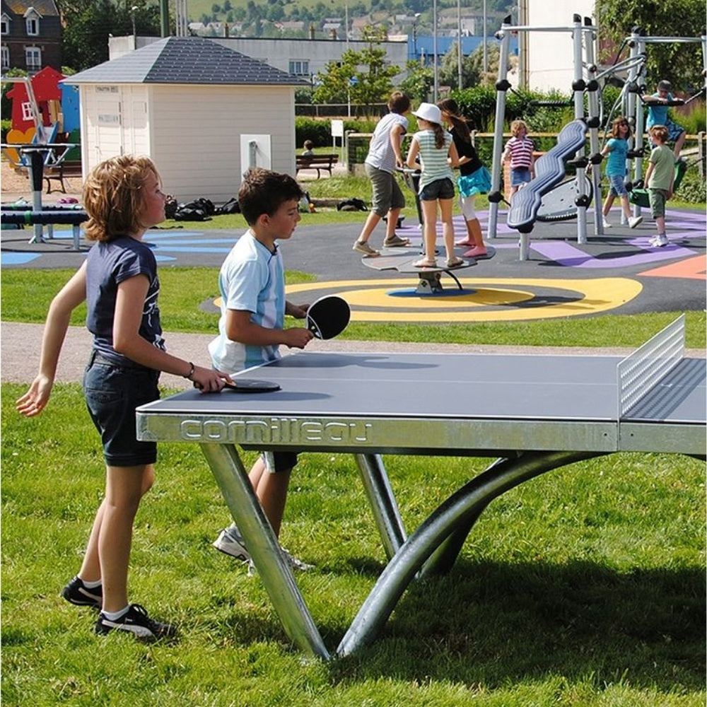 Cornilleau Park Outdoor Table Tennis Table - Grey — view 6