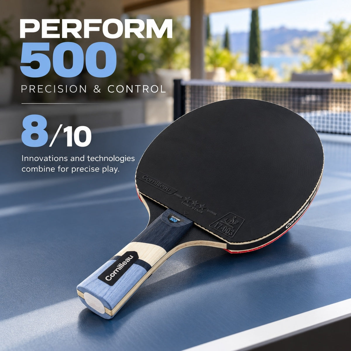 Cornilleau Perform 500 Indoor Table Tennis Racket — view 3