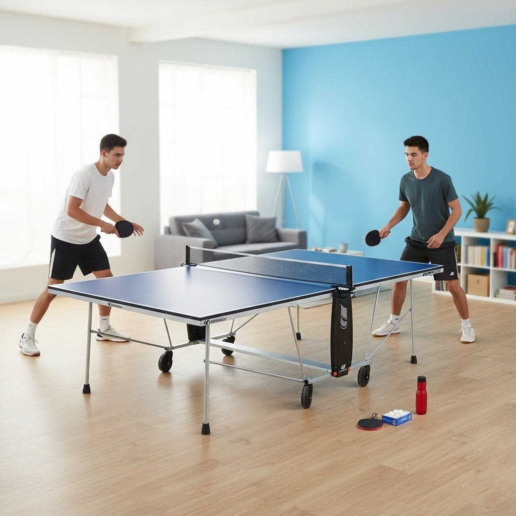 Cornilleau Sport 100 Indoor Table Tennis Table - Blue | Ex-display - Grade B — view 4