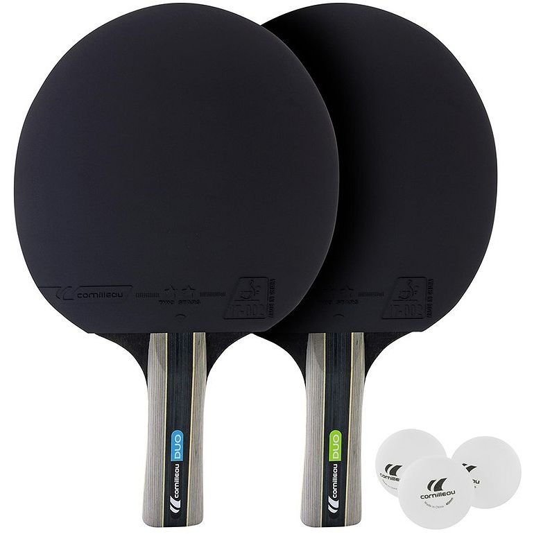 Cornilleau Sport Pack Duo | 2 Bats + 3 Balls