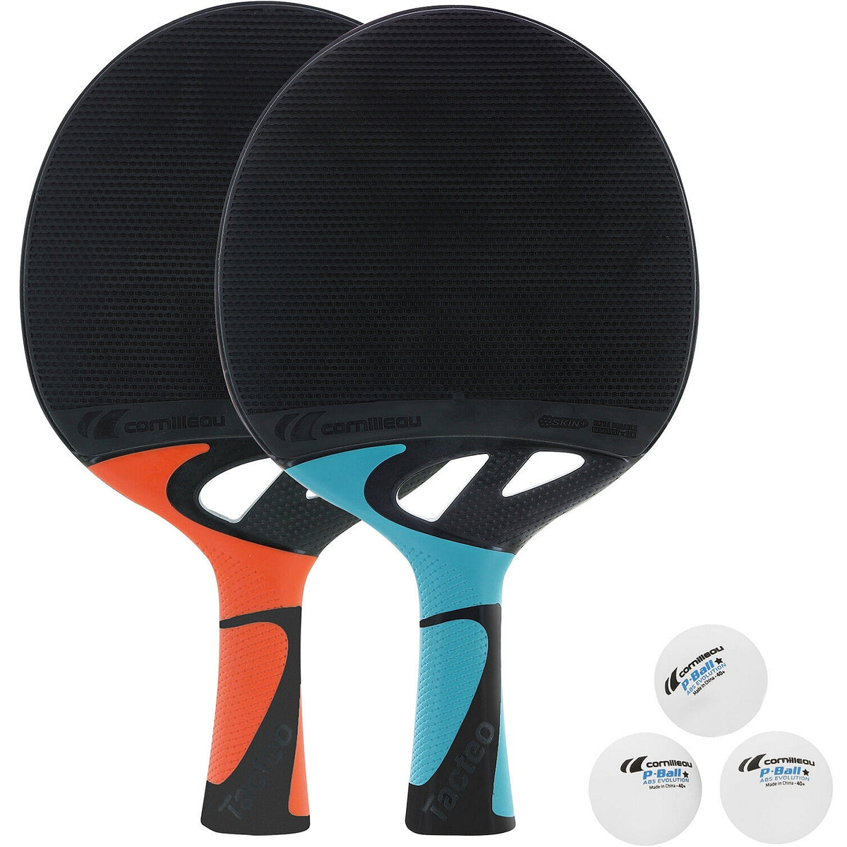 Cornilleau Tacteo Outdoor Pack Duo | 2 Bats + 3 Balls