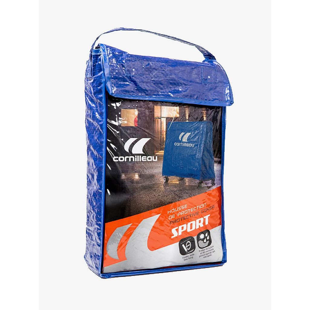 Cornilleau TT Table Cover SPORT | Polyethylene PE - Blue — view 2