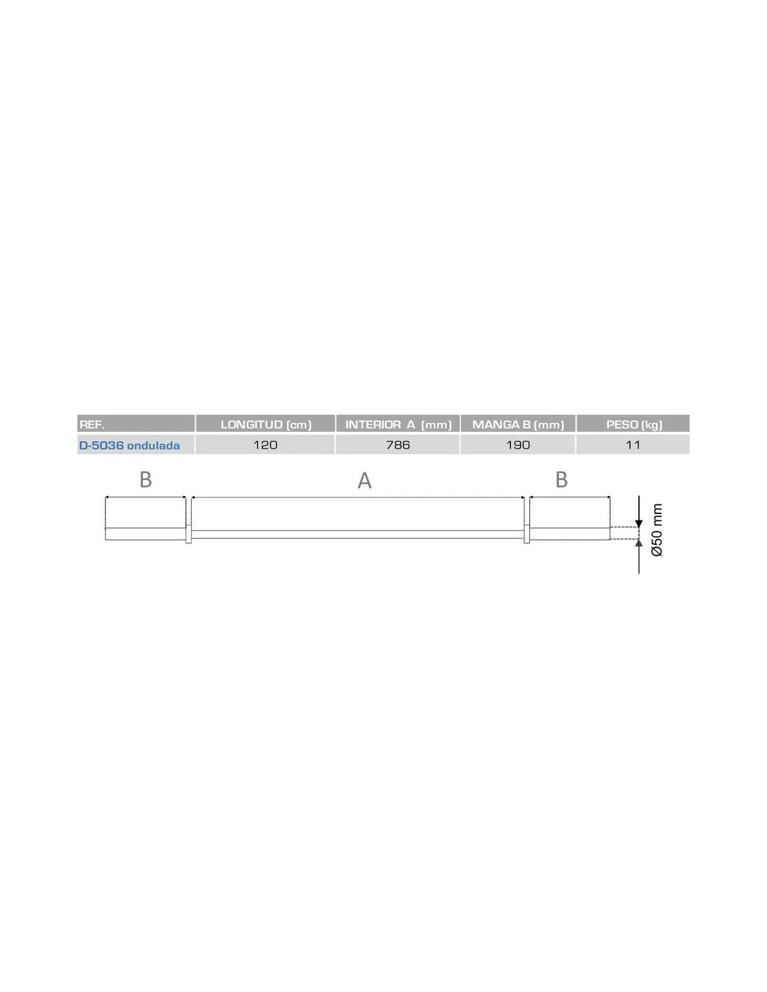 D-5036 WAVE BAR 50 MM. DIAMETER