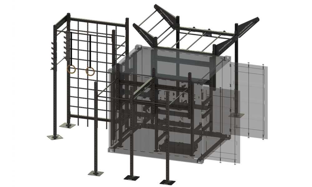 10" Element Fitness training container