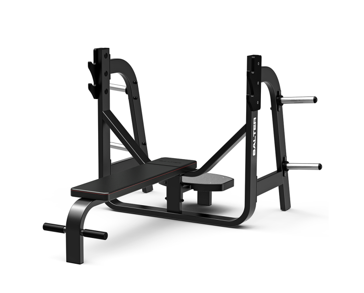 F-1025/50 HORIZONTAL BENCH PRESS WITH PLATE RACK