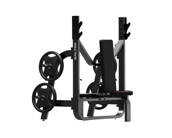 F-1076/50 SHOULDER PRESS BENCH WITH PLATE RACK