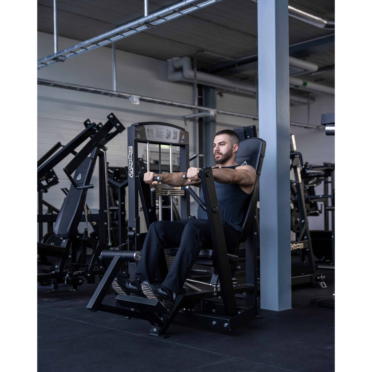 Gymleco Seated Wide Chest Press Machine — view 3