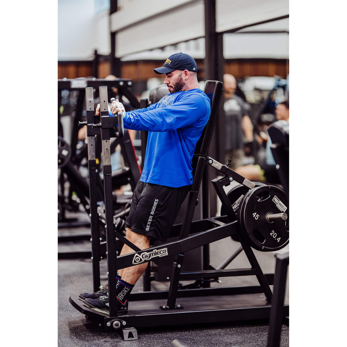 Gymleco Standing Chest Press – Plate Loaded — view 3
