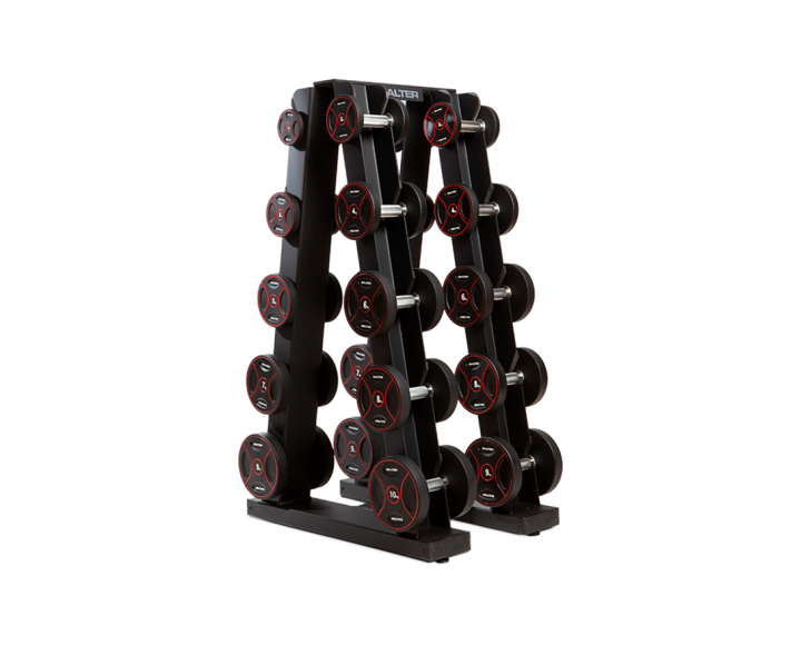 I-1734 VERTICAL RACK FOR TPU DUMBBELLS