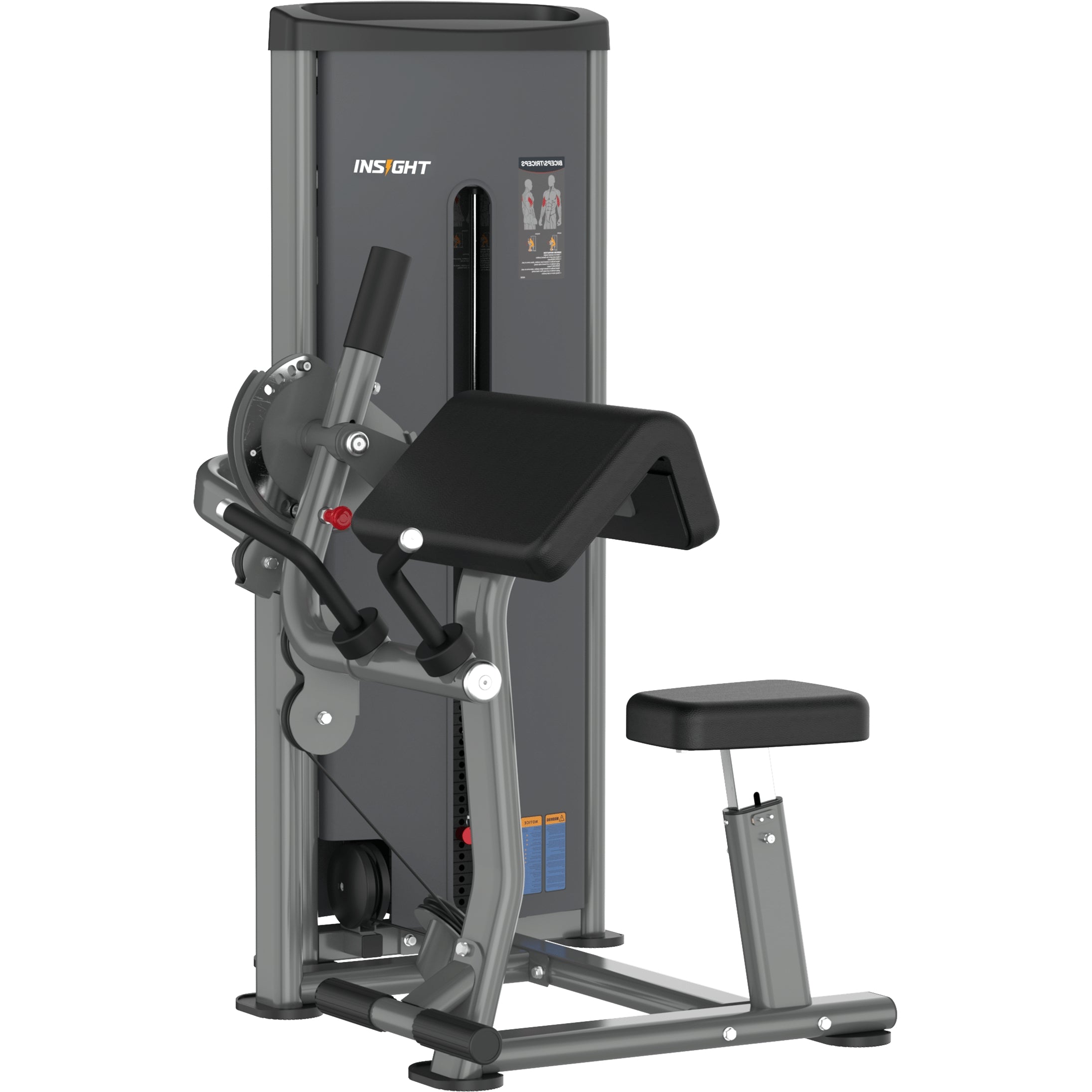 Insight Fitness Biceps Triceps Exercise Gym Machine