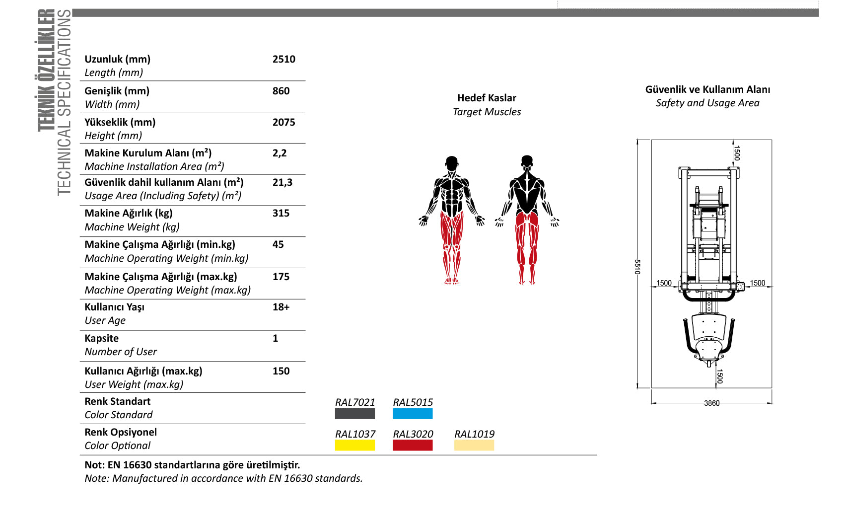 LEG PRESS – LKF 1160