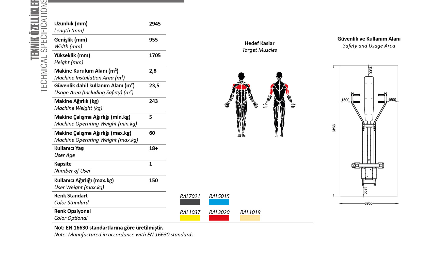 BENCH PRESS – LKF 1190