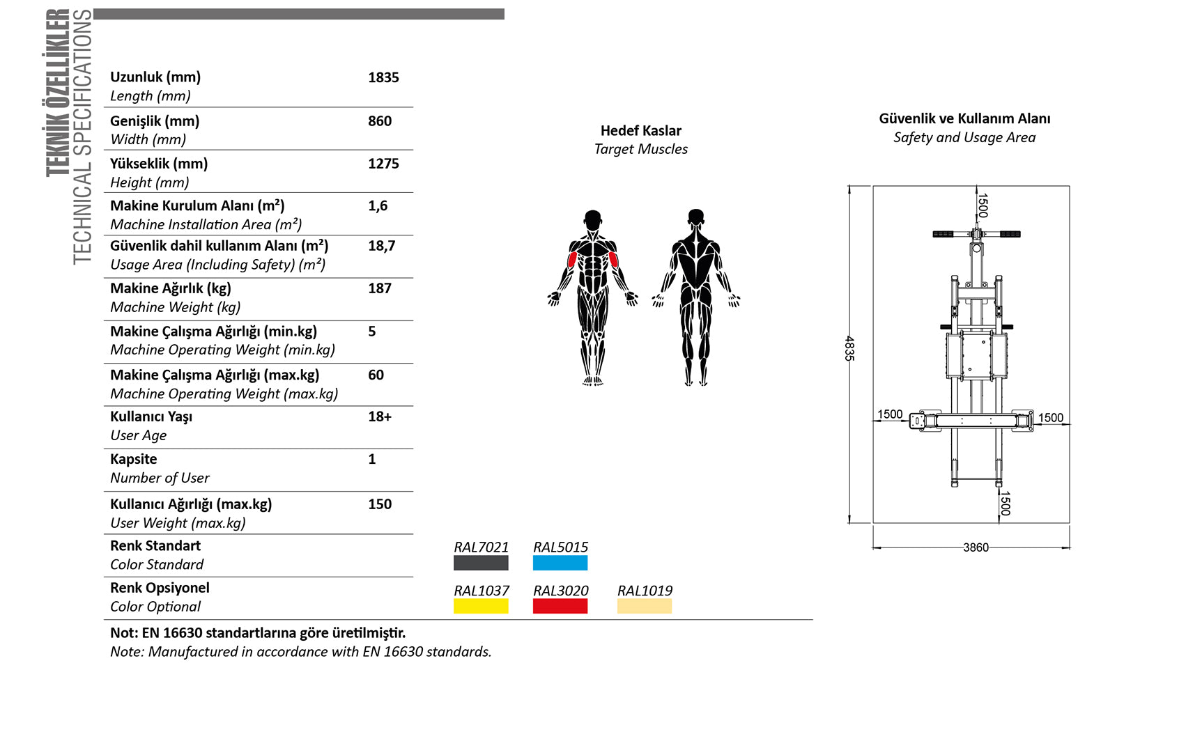 BICEPS CURL – LKF 1220