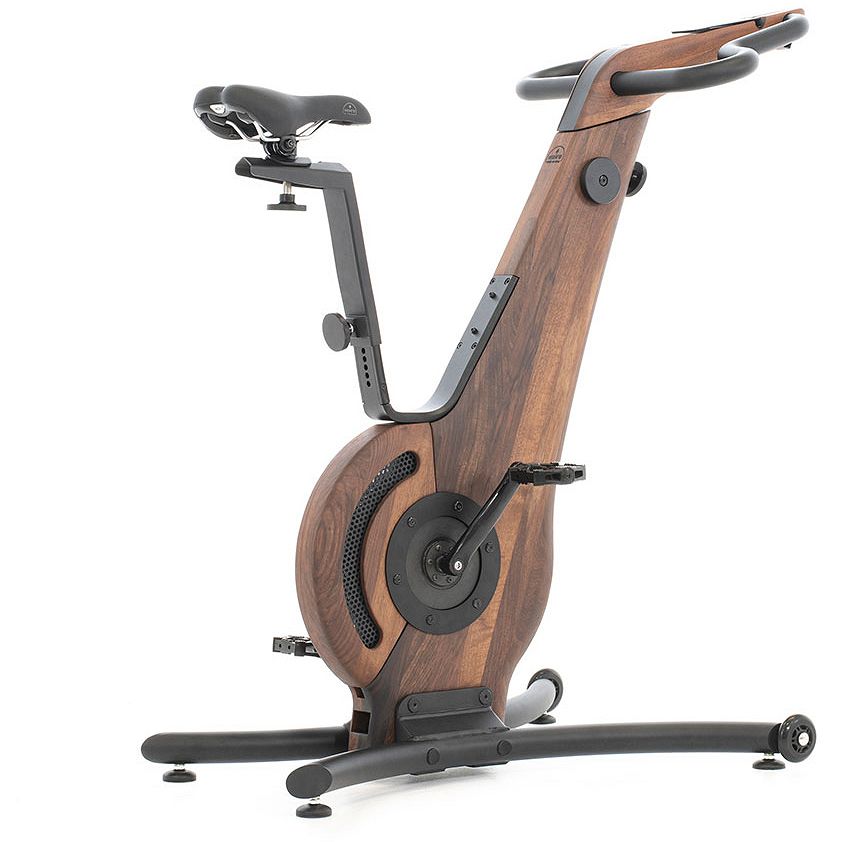NOHrD Bike Walnut - Upright Exercise Bike for Home Cardio