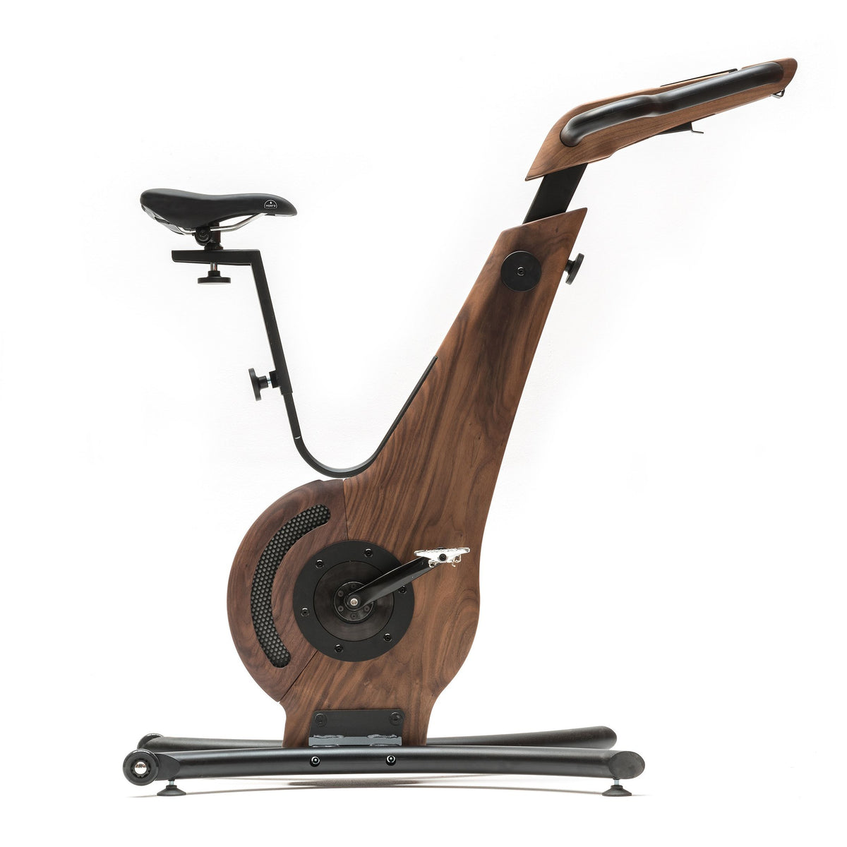 NOHrD Bike Walnut - Upright Exercise Bike for Home Cardio — view 2