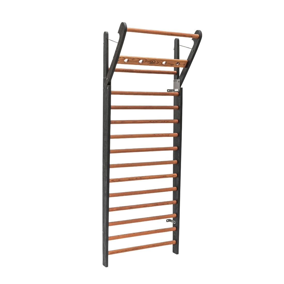 NOHrD Club Solid Wood WallBars - Professional Swedish Fitness Ladder - 10 Bars
