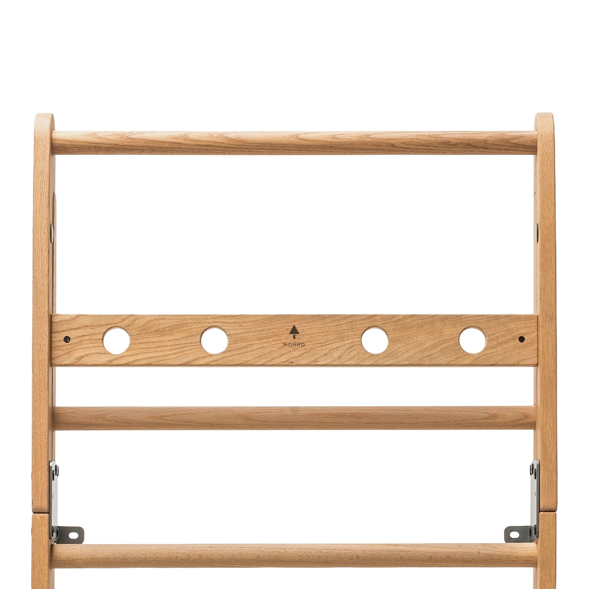 NOHrD Oak WallBars - Premium Solid Oak Swedish Fitness Ladder - 10 Bars — view 2