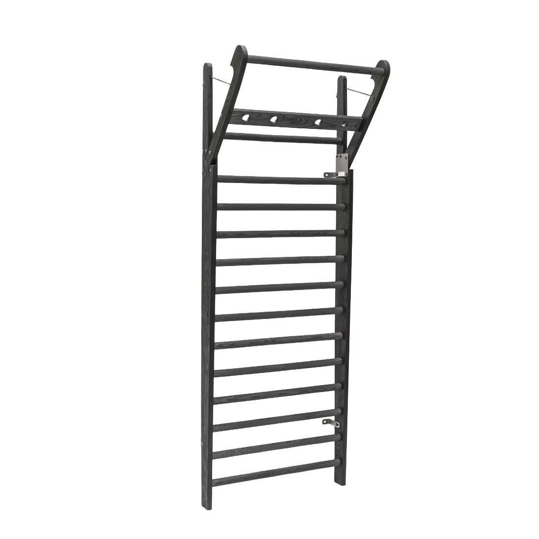 NOHrD Shadow WallBar - Elegant Solid Wood Swedish Fitness Ladder - 10 Bars