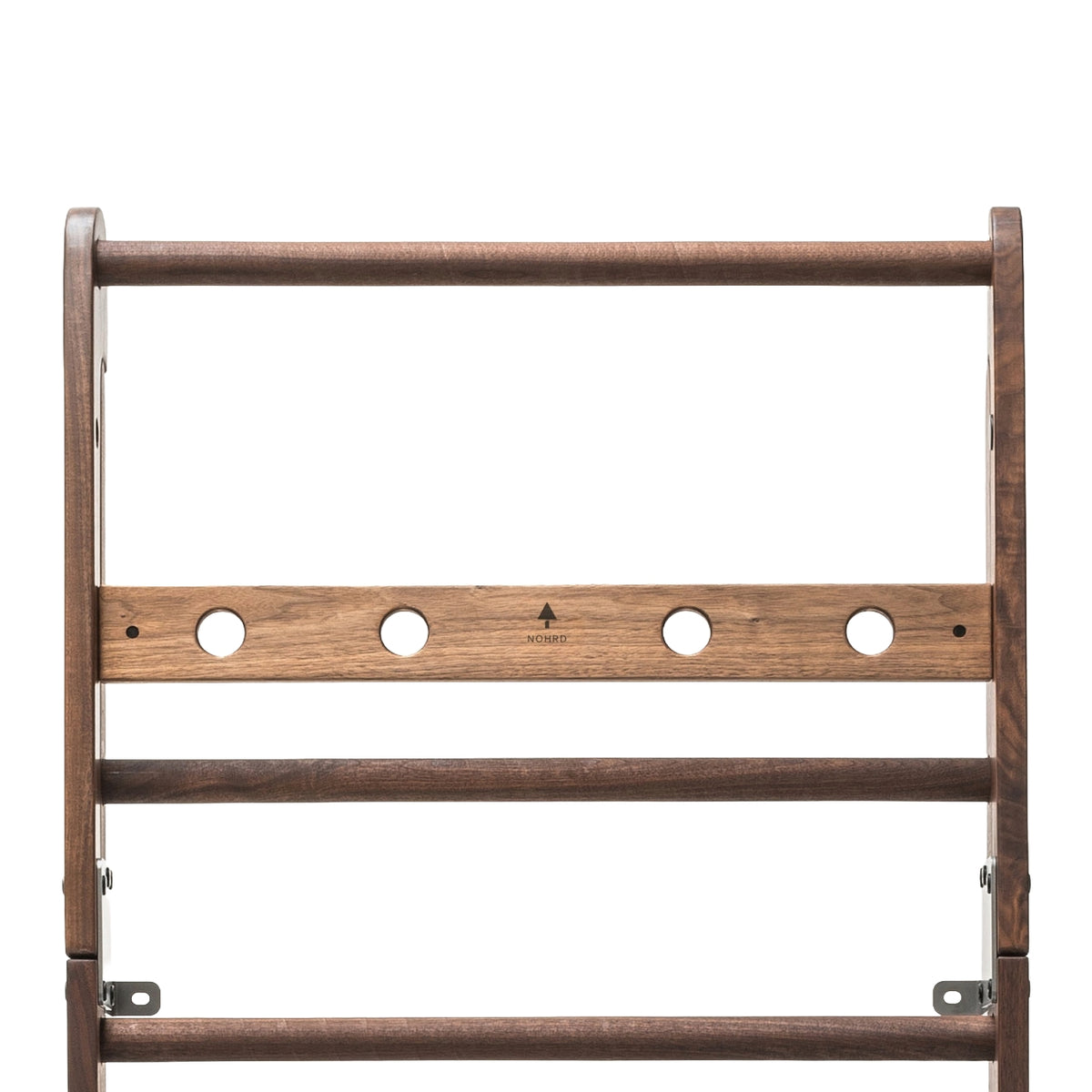 NOHrD Walnut Solid Wood WallBars - Premium Walnut Swedish Fitness Ladder - 10 Bars — view 4