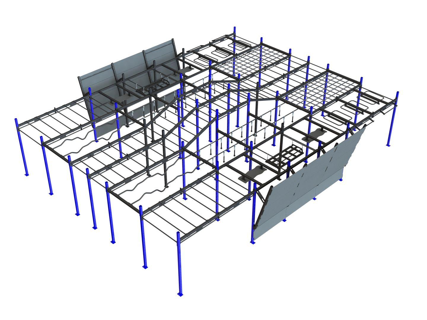 Obstacle course training multi rig
