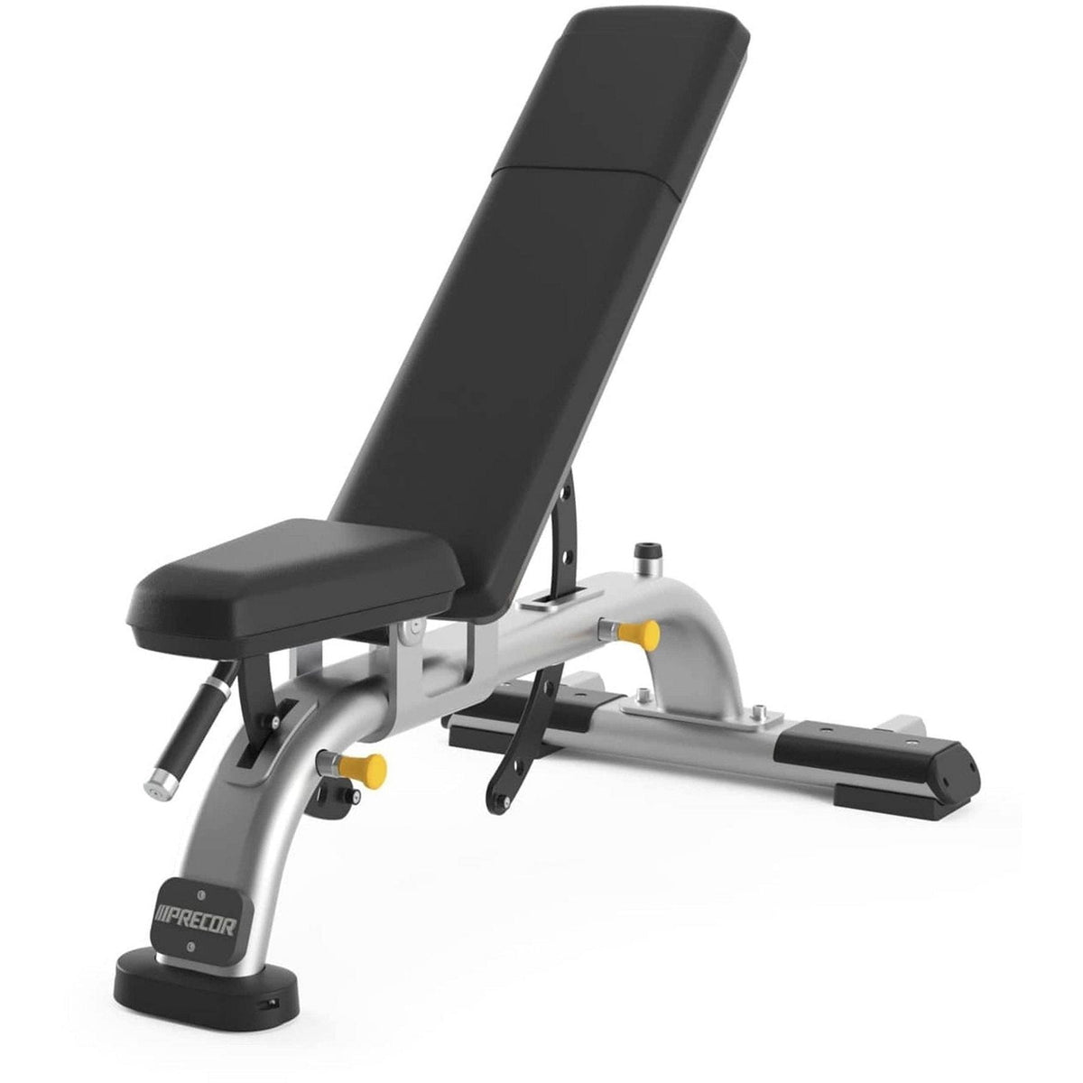 Precor DBR0119 Discovery Series Adjustable Bench - Gloss Metallic Silver