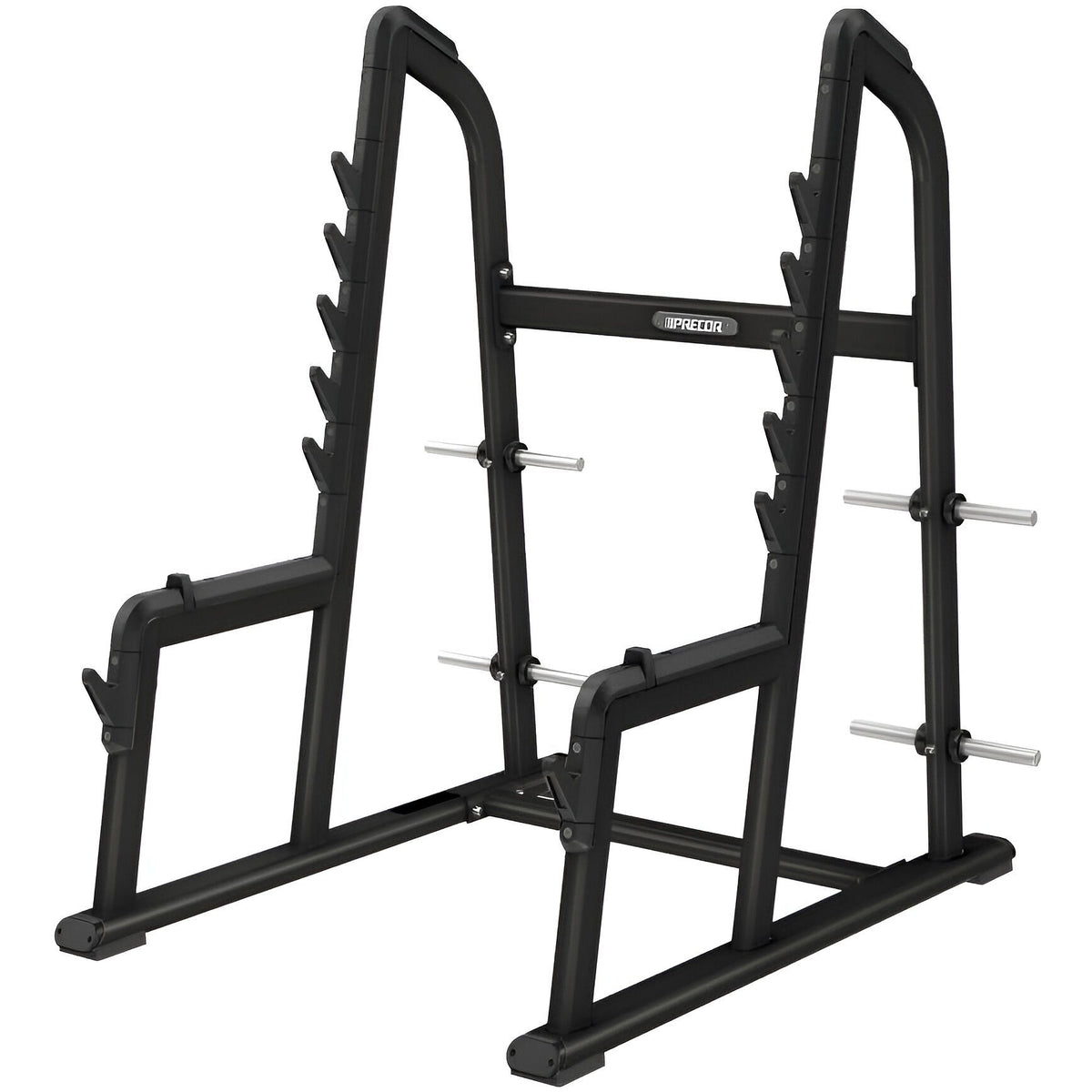 Precor DBR0608 Discovery Series Olympic Squat Rack - Black Pearl
