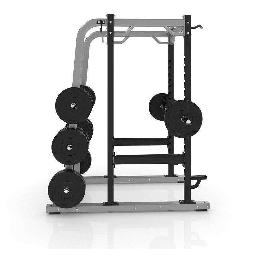 Precor DBR0610 Discovery Series Power Rack - Gloss Metallic Silver — view 2