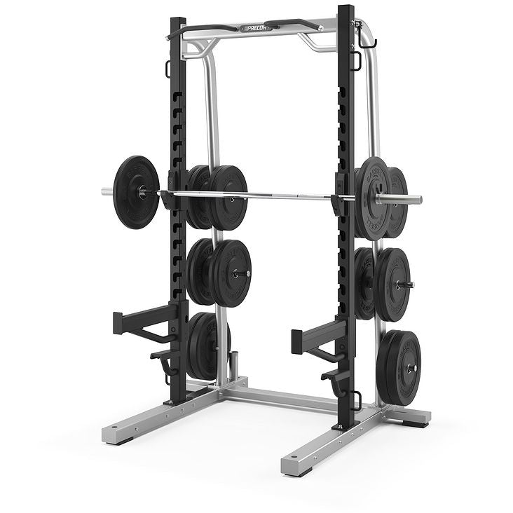 Precor DBR0611 Discovery Series Half Rack - Gloss Metallic Silver