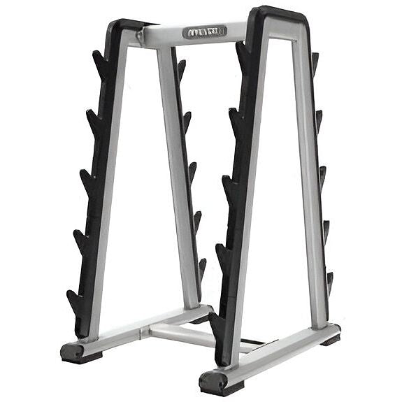 Precor DBR0808 Discovery Series Barbell Rack - Gloss Metallic Silver