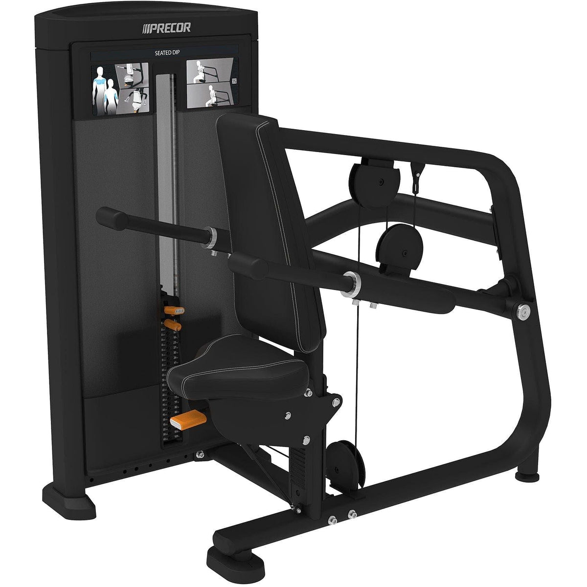 Precor RSL0215 Resolute Series Seated Dip - Black