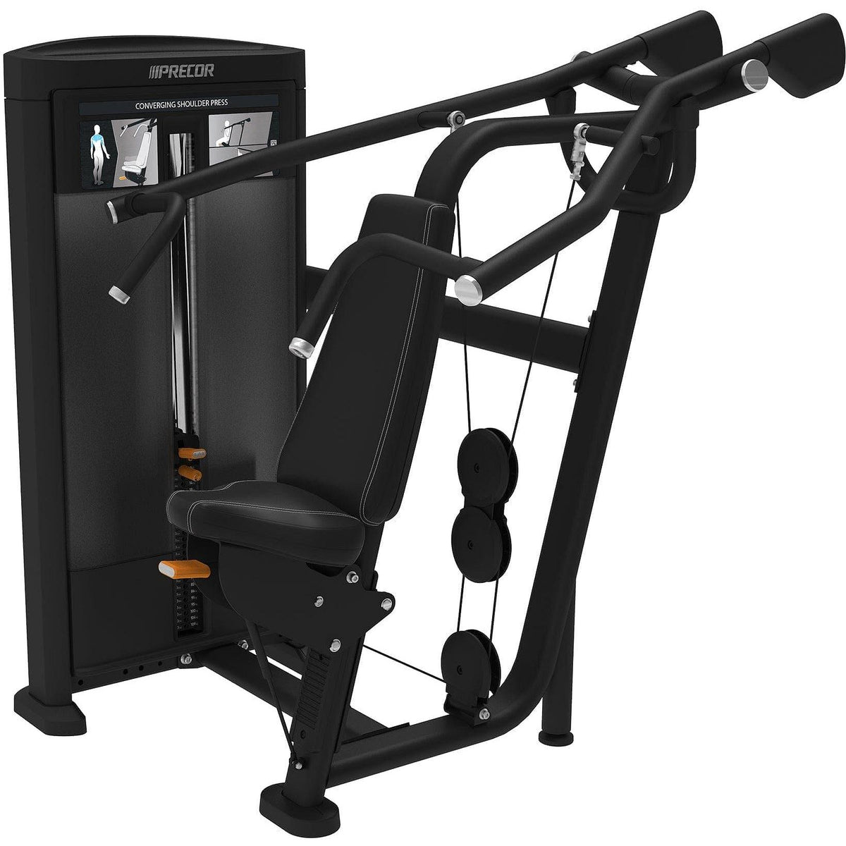Precor RSL0515 Resolute Series Converging Shoulder Press Machine - Black