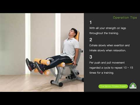 Isokinetic Leg Extension and Leg Curl Training Equipment