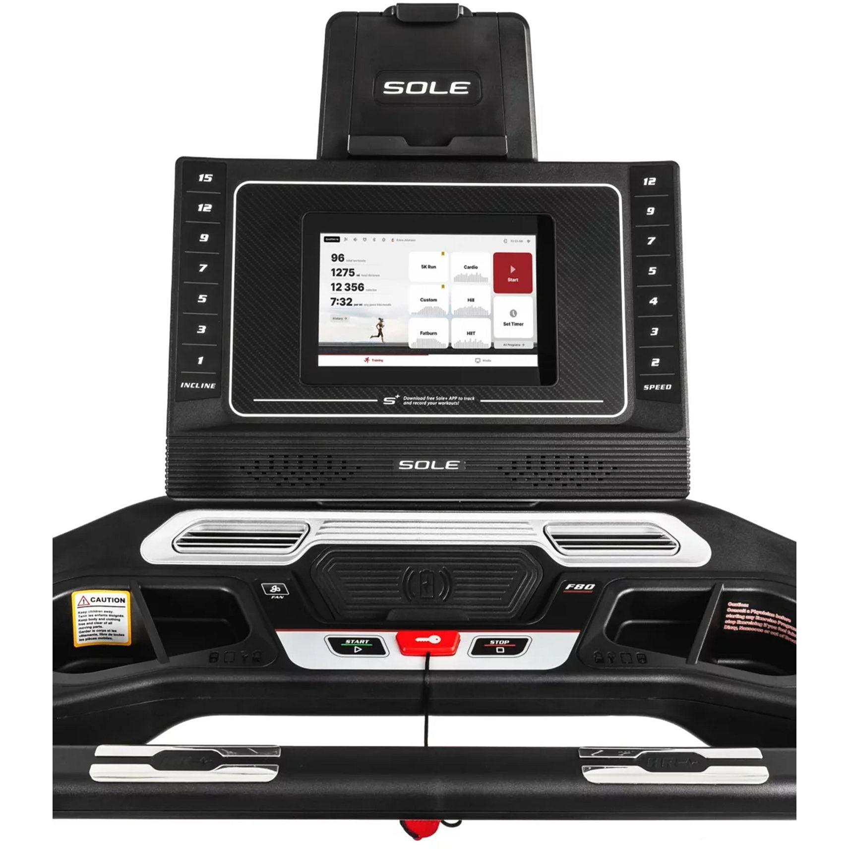 Sole Fitness F80-ENT Treadmill with Brand-New Android 10.1" Touchscreen