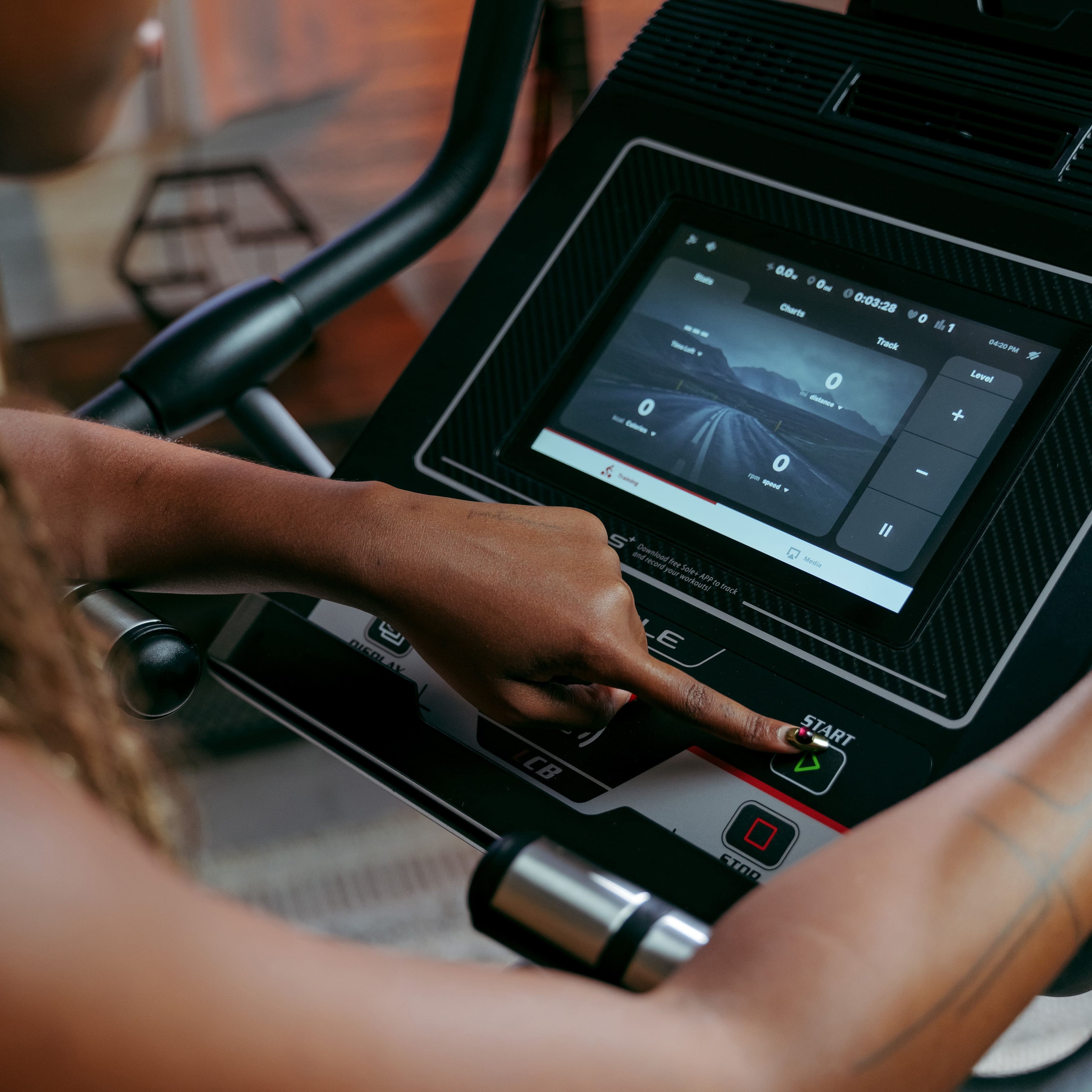 Sole Fitness Light Commercial Upright Bike with 10.1 Inches Touchscreen | Brand New